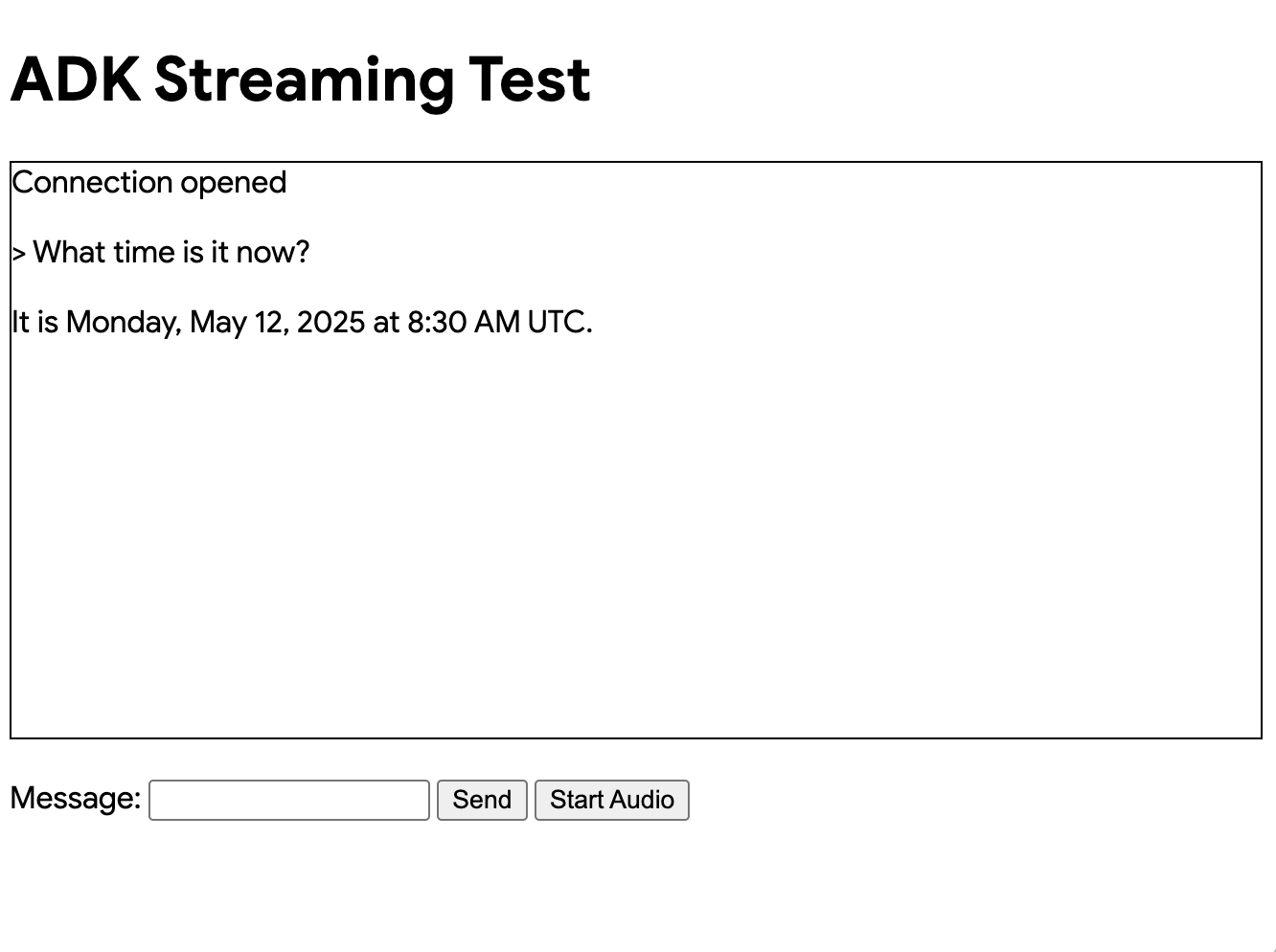 ADK Streaming app